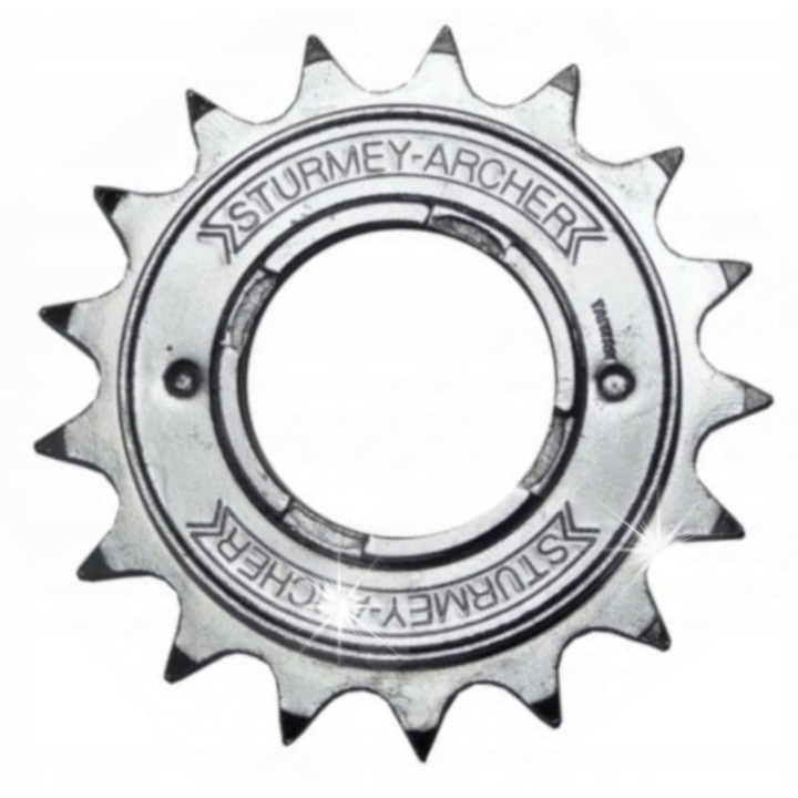 Pinion Sturmey Archer SFS30, 17T, 1/2 x 3/32, 1.37'', argintiu