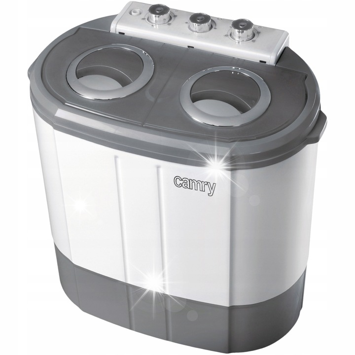 Masina de spalat portabila Camry CR 8052, 3 kg, gri, 350x540x570mm