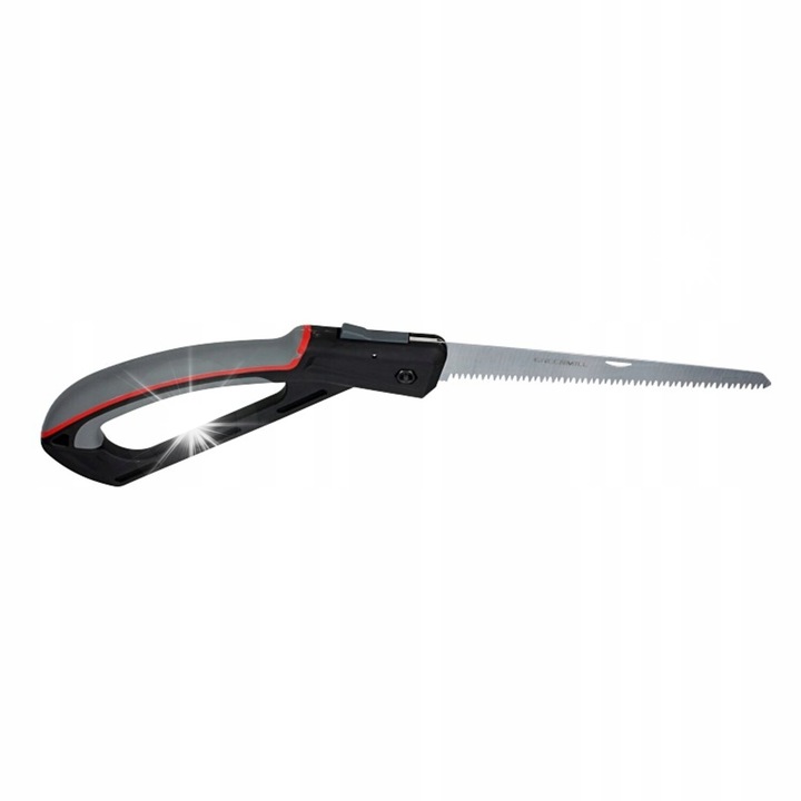 Pila manuala pliabila pentru crengi Greenmill, 22cm, 52cm desfacuta, 31cm inchisa, material: otel, plastic