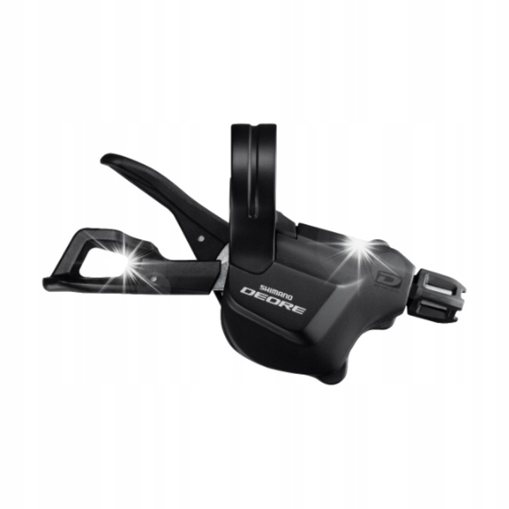 Shimano SL-M6000 Rapid Fire Plus váltókar, 10 sebességes, fekete, 22,2 mm