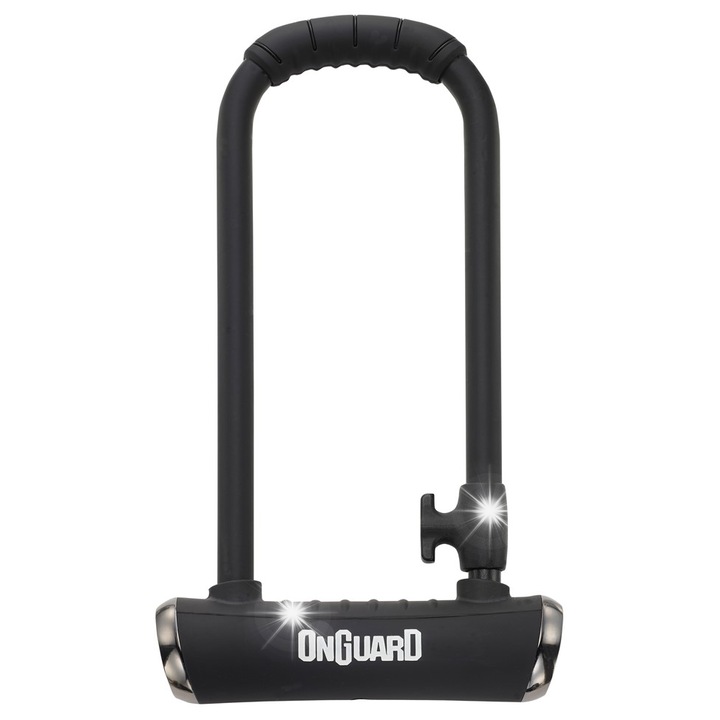 U-lock antifurt bicicleta Onguard PitBull LS 8007, 14mm, 240x90mm, negru, 5 chei cu cod