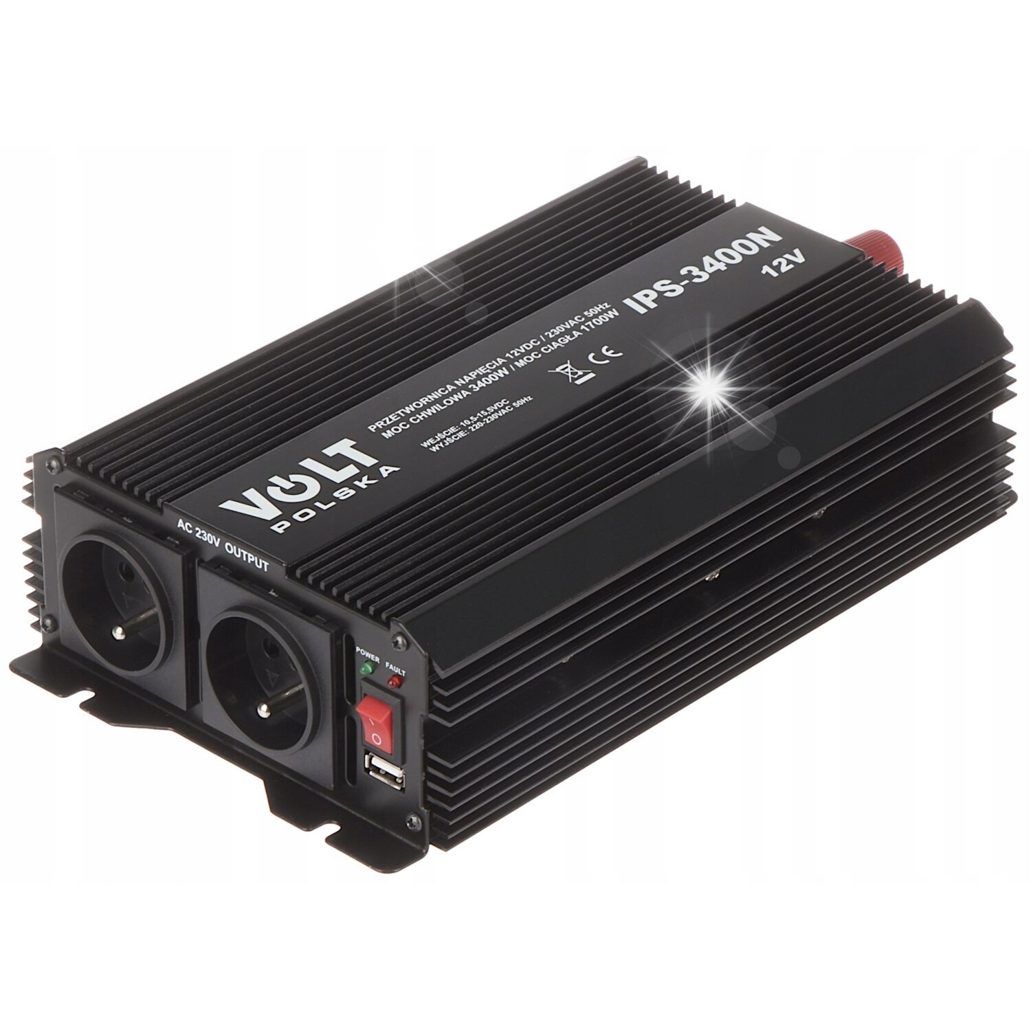 Inverter auto Volt IPS-3400, 3400W, 220-240V AC, 11-15V DC ...