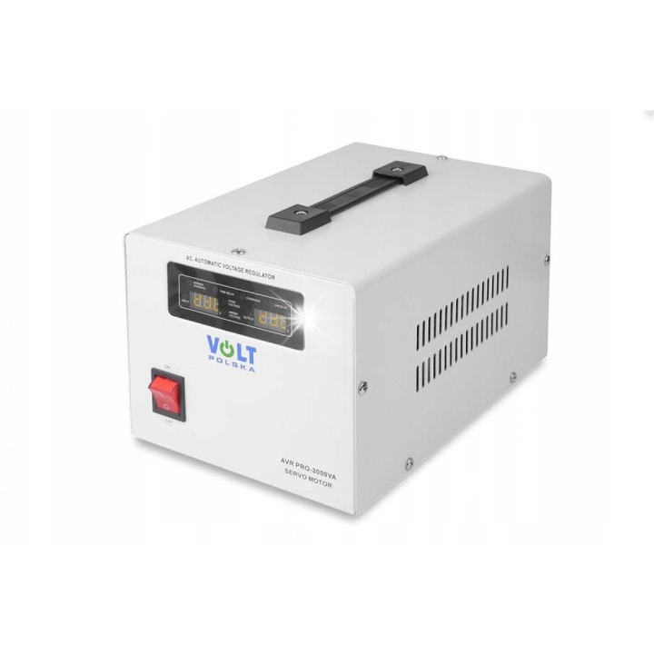 Стабилизатор на напрежение Volt AVR PRO 2000VA 3%, 168x255x146mm, 6,7kg