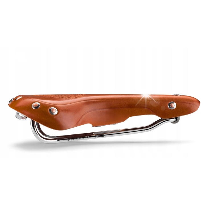 Siodelko bicicleta Selle Italia Mitica, кожа, 282x160mm, 580g, за трекинг и град