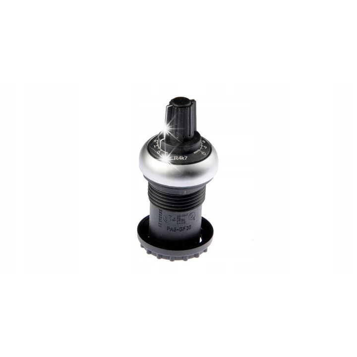 Потенциометър 4,7kOhm 0,5W IP66 22mm, комплект EATON M22-R4K7