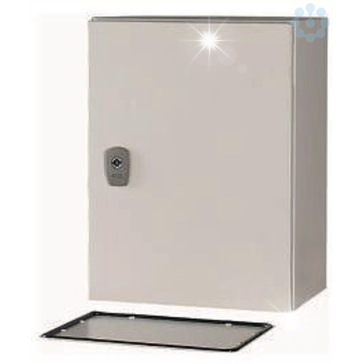 Метален корпус, Eaton, 400x300x200мм, сив, IP66, 1 врата, стенен монтаж