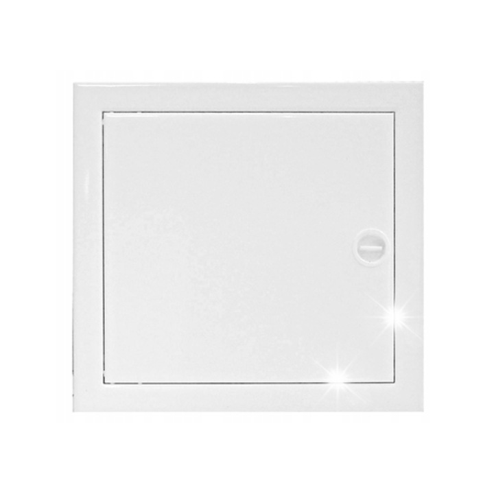 Tablouri electrice, KLV-12UPS-F, 1x12 module, metalice, alb, 360x340x100mm