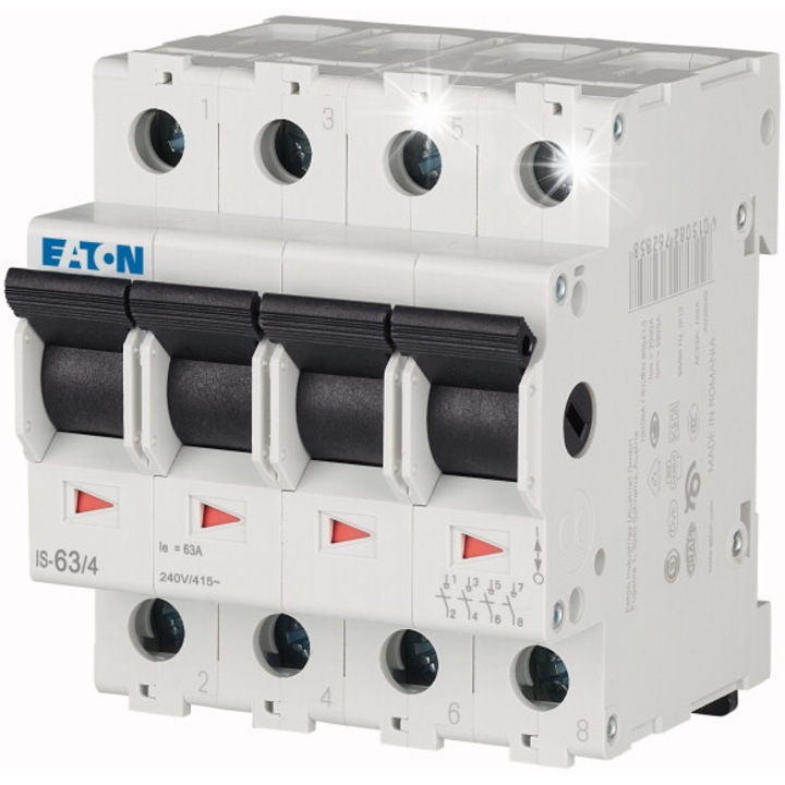 Dispozitiv de deconectare 63A 4P IS-63/4 Eaton, IP40, 44mm adancime