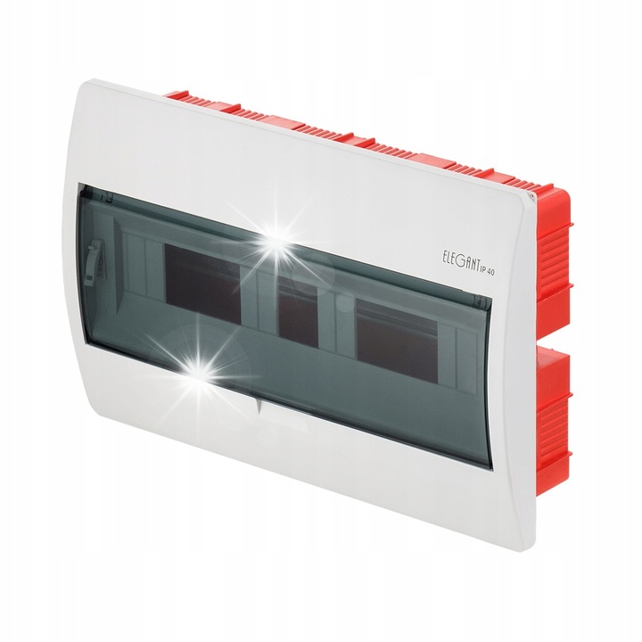Tablouri electrice, Elektro-Plast Nasielsk, rozdzielnica 1x18, alb, 409x260x95mm