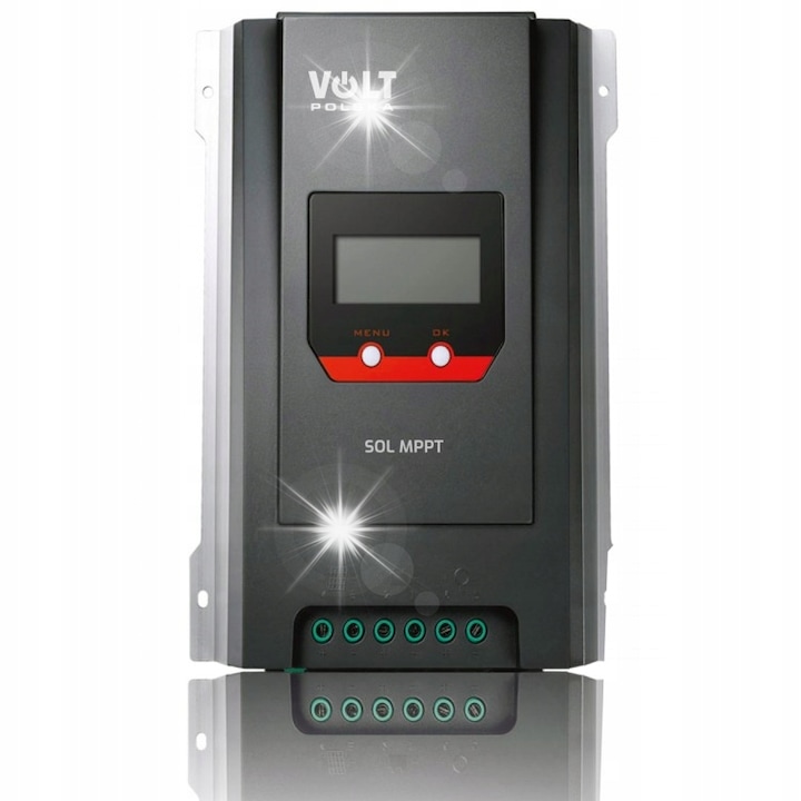 Regulator solar VOLT POLSKA MPPT 30A, 12V/24V, Bluetooth, 189x255x69mm, IP32