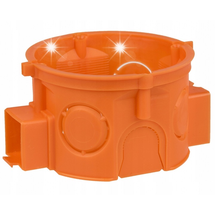 Puszka podtynkowa Simet S60KF, 60mm, pomarancie, set 100 bucati