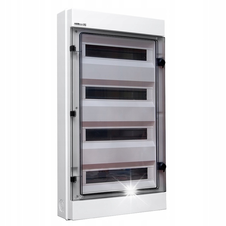Херметично разпределително табло, ELEKTRO-PLAST OPATOWEK, RNT 4 (N+PE), 1x4 модула, 98x198x84мм