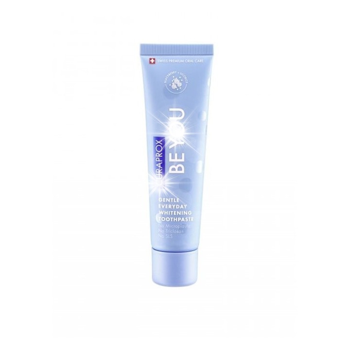 Pasta de dinti Curaprox Be You Blue, Mure + Lemn dulce, 60ml