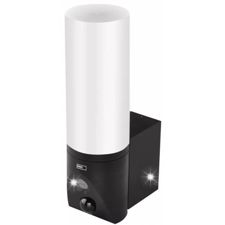 IP-310 TORCH камера за наблюдение, EMOS, въртяща се, Wi-Fi, нощно виждане, 130° ъгъл, 260x74x131mm, черна