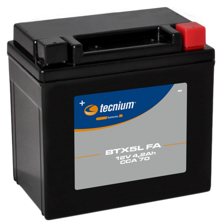 Акумулатор TECNIUM без поддръжка с фабрична активация - BTX5L 820670