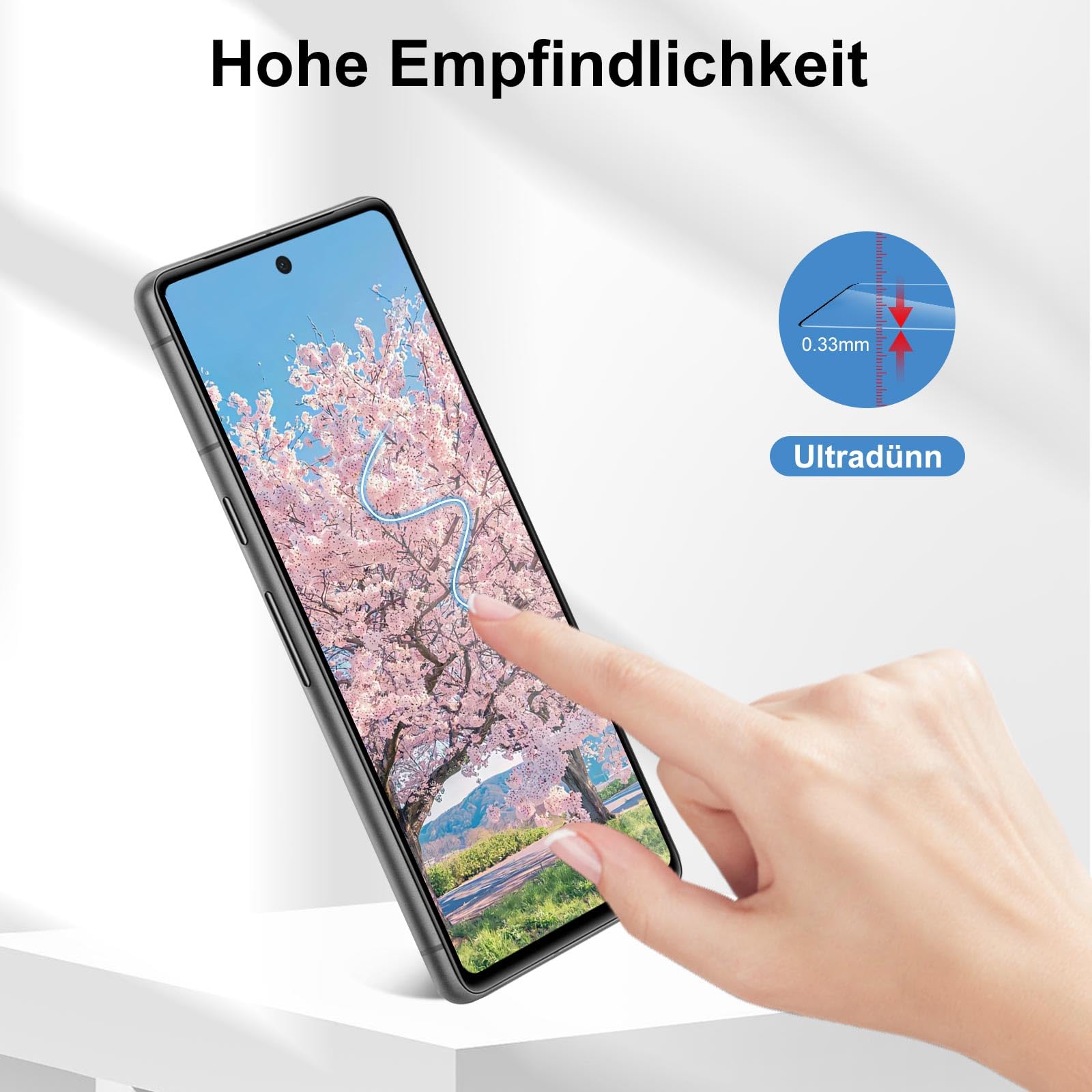 Folie Protectie Cable Leader Google Pixel 7A 5G Sticla Temperata