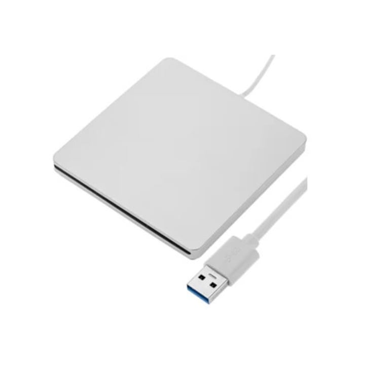 Külső CD/DVD optikai meghajtó, USB 3.0, USB A csatlakozás