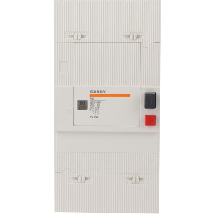 Електрически прекъсвач 4P, 30-60A, 380/480V, защита срещу утечки, монтаж на DIN шина