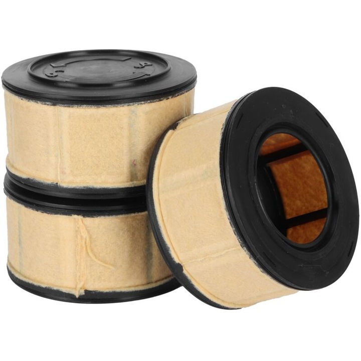 Set 3 bucati, Filtru de aer, element filtrant compatibil Stihl MS231/MS251/MS271/MS291/MS311/MS391, din ABS, rezistent la uzura, bej/negru