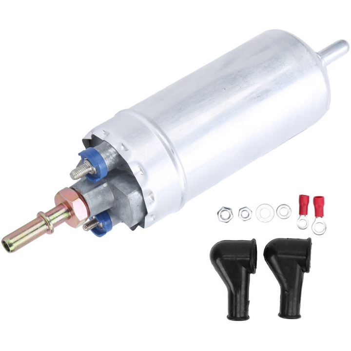 Pompa de combustibil 12V, 5 bar, 150L/H - aliaj de aluminiu - inlocuire directa 0580464075 - compatibila cu motoare pe benzina si motorina
