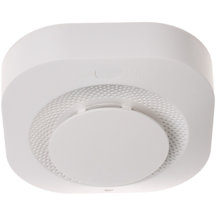 Detector de fum fara fir ATLO, 106x106x41mm, alarma sonora 80dB, autonomie 2 ani