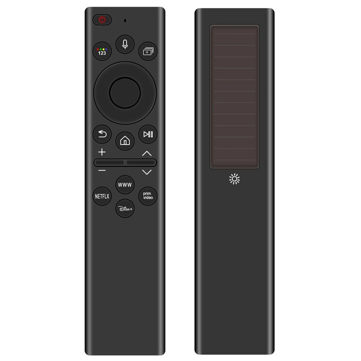 Telecomanda vocala solara de inlocuire BN59-01385D compatibila cu televizoarele Samsung QN90B QN85B S95B QN800B CU7102 pentru Neo QLED 8K