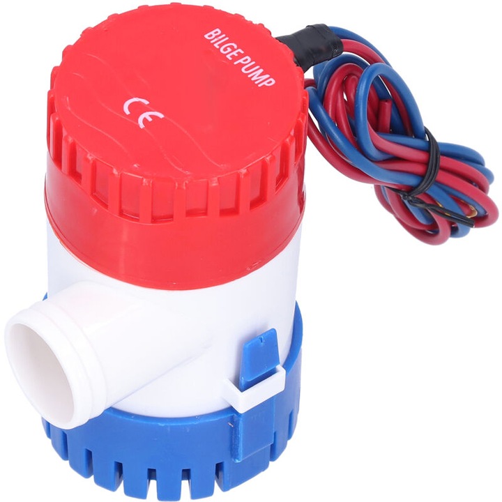 Потопяема водна помпа 12V/24V, 350/500/750/1100GPH, ABS, за дренаж, комплект