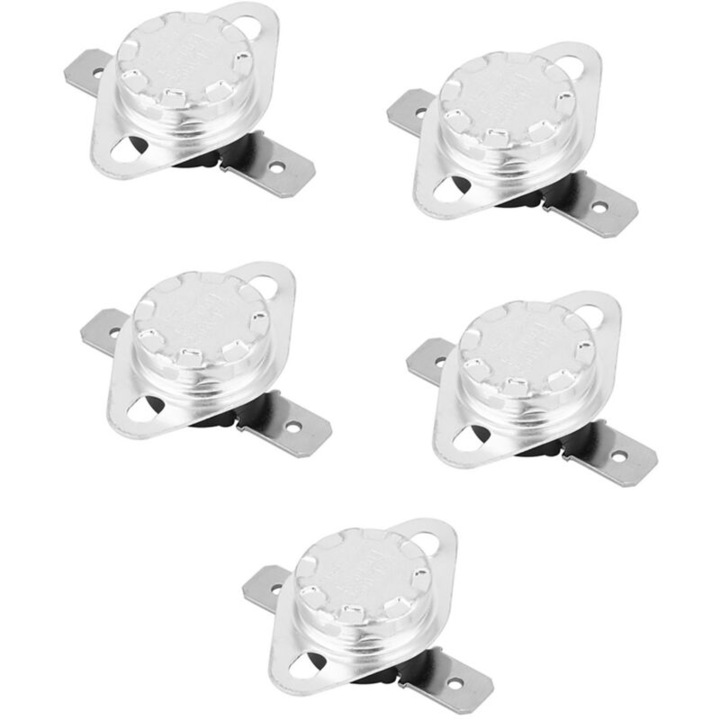 5 db termosztatikus kapcsoló készlet, 250V, 15A, hőmérséklet 40-150°C