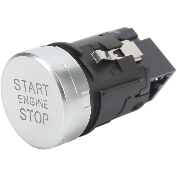 Motor indító-leállító gomb, 8K0905217, kompatibilis A4 2009-2015, A5 2008-2017, Q5 2010-2017, RS5 2012-2015, S4 2009-2015, S5 2010-2016, ABS, egy autóalkatrész.