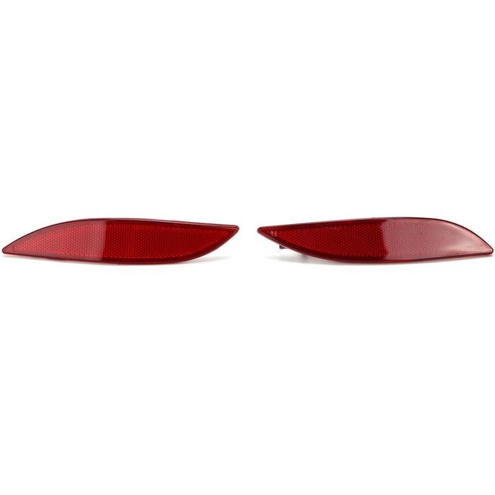Pereche de reflectoare de pare-chocs spate pentru Megane III Hatchback 2008-2016, ABS, set