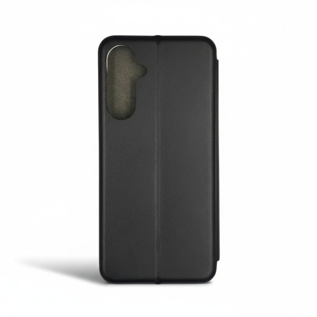 Husa tip carte pentru Samsung Galaxy A57 5G cu inchidere magnetica, Rezistenta la socuri, Functie de suport, Protectie completa (fata+spate) - Negru