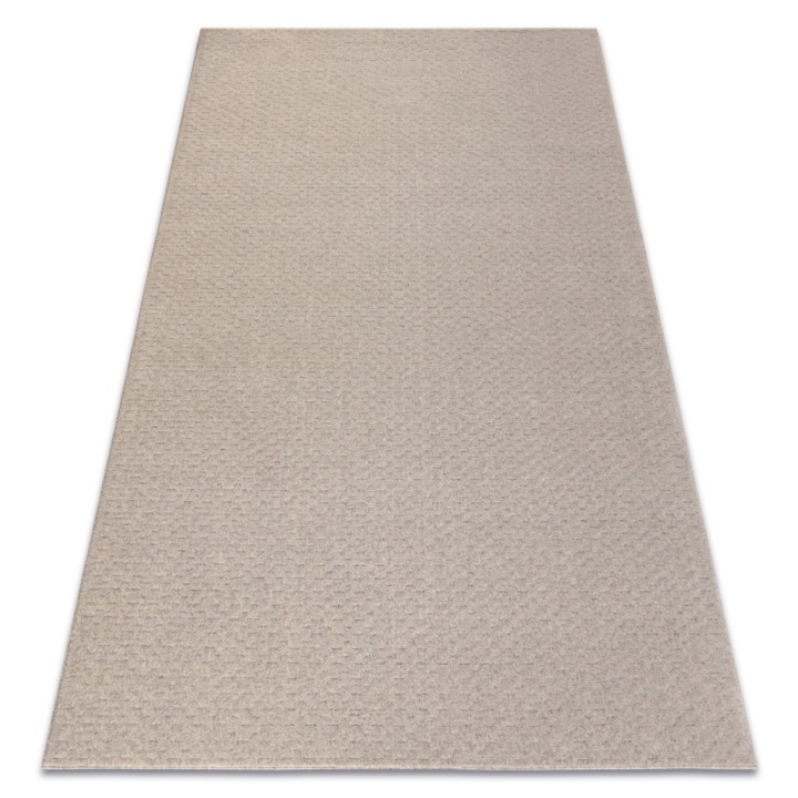 Covor DYWANY ŁUSZCZÓW de lana TEXTURA 488.07.LA110 OSTA - Model de tesatura structural gri / bej, 160x230 cm