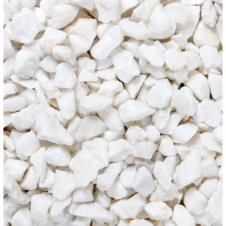 Marmura decorativa naturala sparta e-SWC Supreme®, interior / exterior, alba, 7 - 15 mm, 20 kg