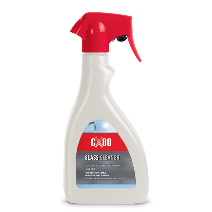 Ablaktisztító oldat 600ml, üveghez és tükrökhöz, aktív formula, CX80