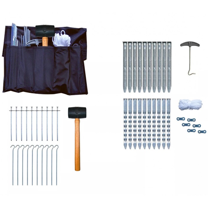 Set complet cuie pentru cort