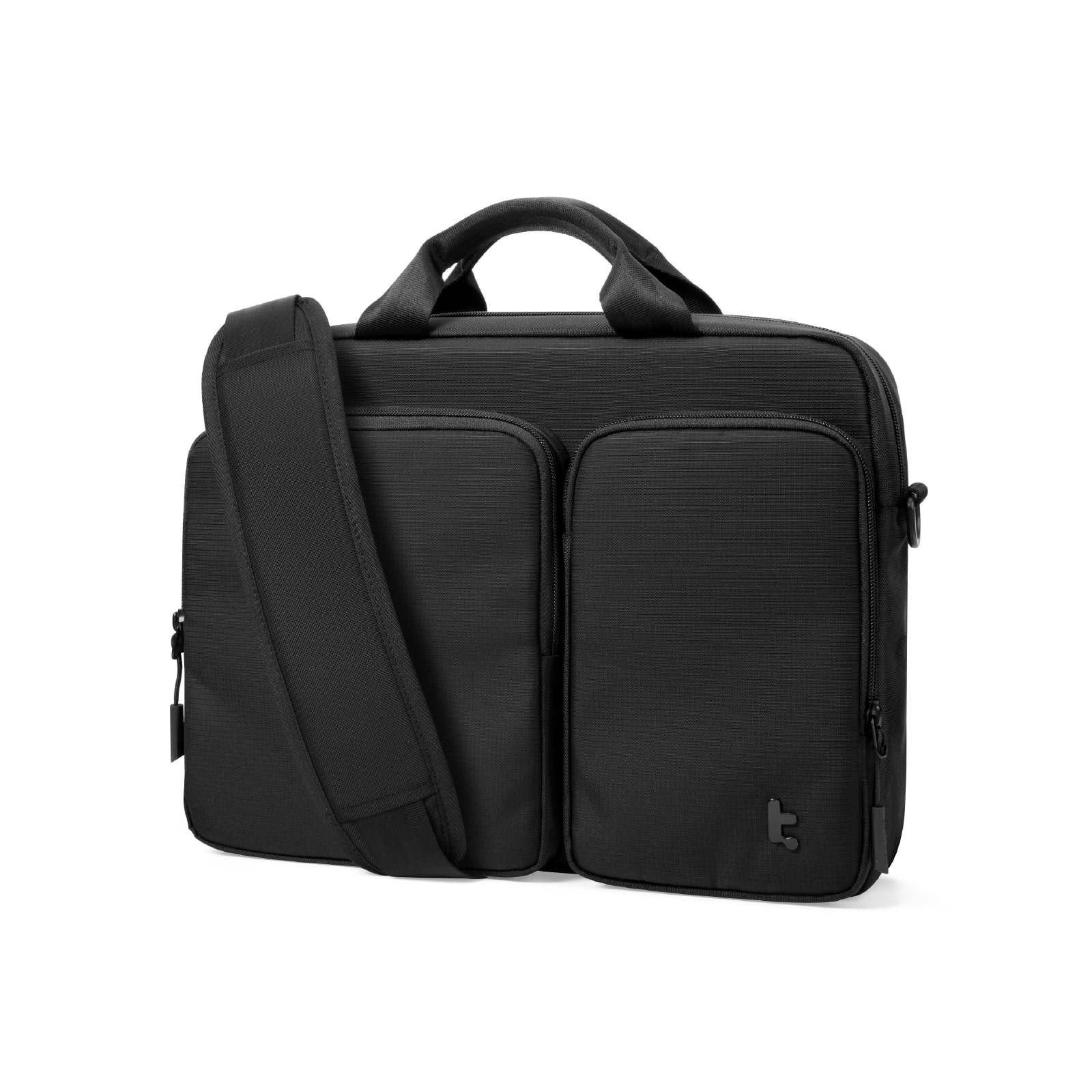 Geanta TomToc Navigator A33 pentru MacBook Pro 16 (M1-M5), Surface, XPS 16. Interior plusat, protectie anti-soc, buzunare acces rapid, chinga troler, curea umar mesh, material eco rezistent la apa, fermoare YKK