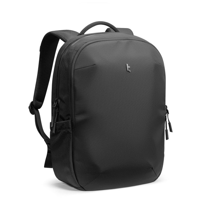 Rucsac TomToc UrbanEX-T65, capacitate 20L, stil urban minimalist. Cordura 840D rezistent la apa, fermoare YKK, compartiment laptop protejat, organizare duala, buzunare acces rapid, chinga piept, ergonomic, negru