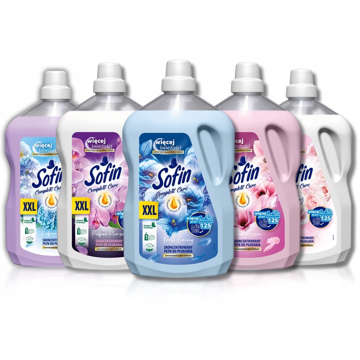 Sofin Complete Care öblítő, 5x2500ml szett, virágillat, magas hatékonyság