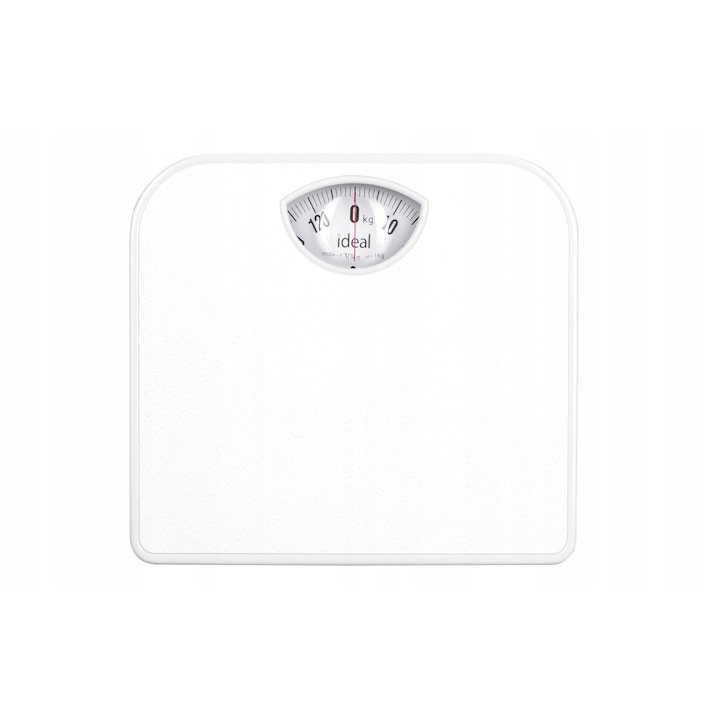 Механичен кантар Ideal IZ9201, 130кг, 4.3x26.5x24.3см, бял