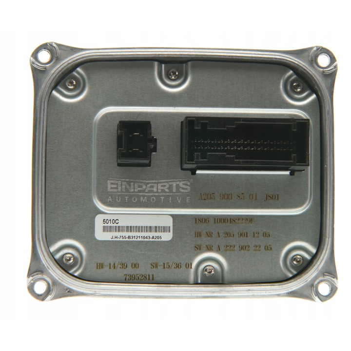 Modul control iluminare LED EinParts Automotive pentru Mercedes-Benz Clasa C (W205/C205/A205/S205) 2013-2019, montare universala stanga/dreapta, inlocuitor compatibil cu OE A2059008504, Argintiu, 1 buc
