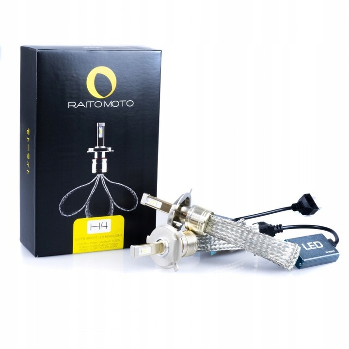 Becuri LED H4 Einparts 6000K, Canbus, комплект от 2 броя