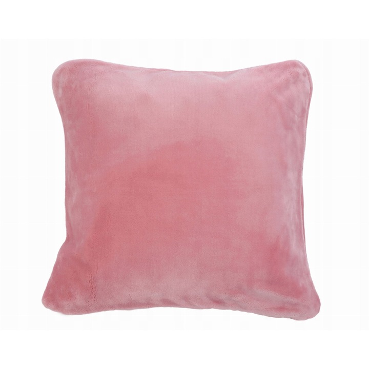Възглавница Gozze Cashmere-Feeling, 50x50 см, розова, много мека, топла