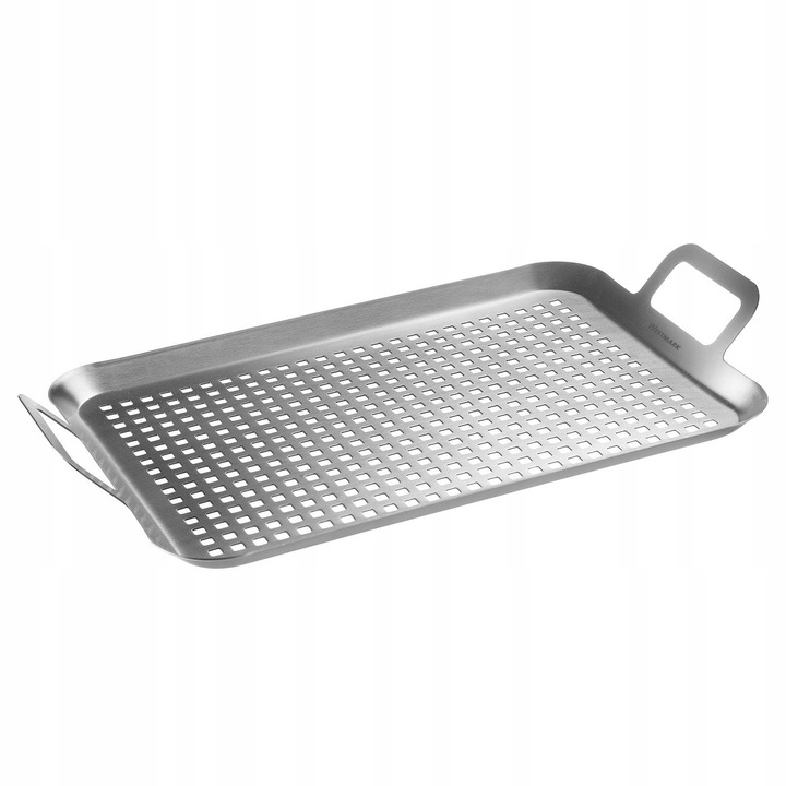 Grill serpenyő, Westmark, lapos, rozsdamentes acél, 435x255x51mm