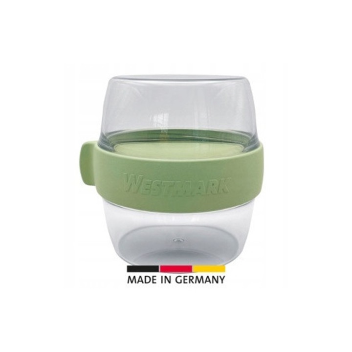 Élelmiszeres doboz, WESTMARK, Pocketbox Maxi, 700 ml, két rekeszes, mentazöld, 117x124x113mm