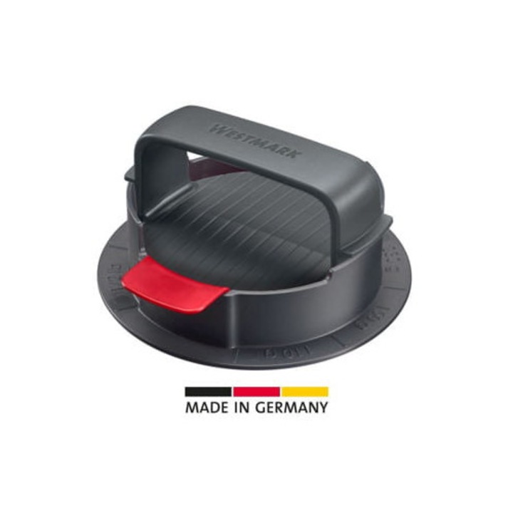 Westmark Vario Plus hamburgerkészítő, ABS, állítható, könnyen tisztítható, 1 db