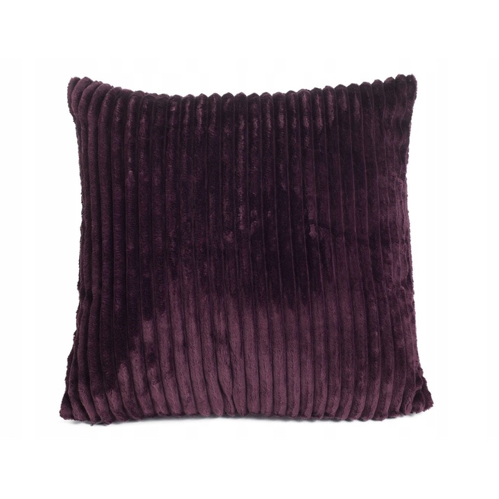 Декоративна възглавница Gozze Cord, 50x50см, виолетов цвят, материал микрофибър