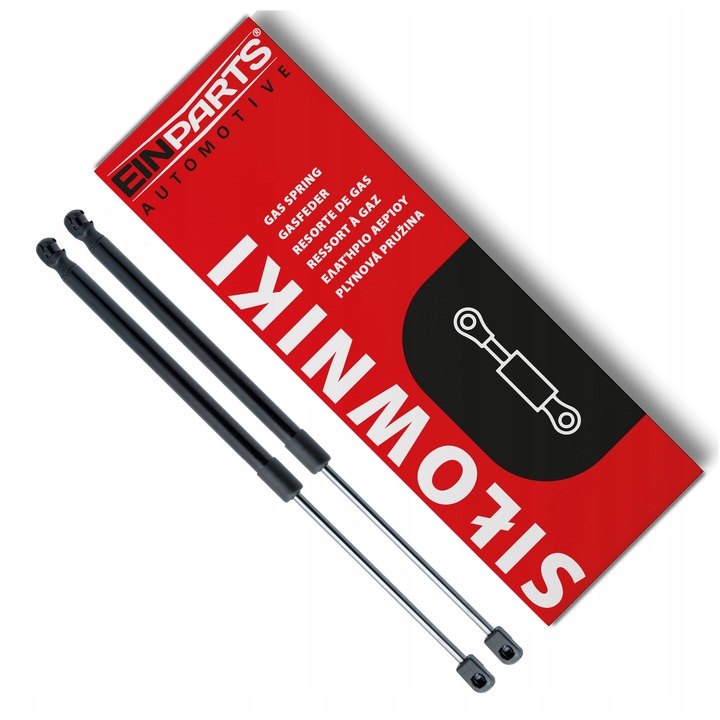 2 db teleszkópos henger készlet csomagtérajtóhoz, EinParts, Audi A6 C6/Allroad, 478mm, 650N, 184mm