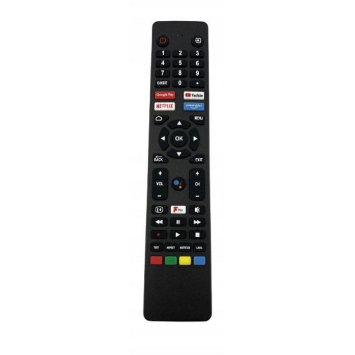Дистанционно управление за RM-C3250 Bluetooth, гласов контрол, съвместимост с модели телевизори JVC, черно