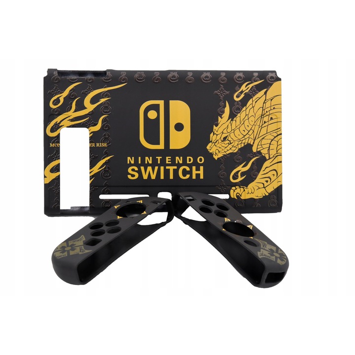 Калъф за Nintendo Switch, Monster Hunter, черен/жълт