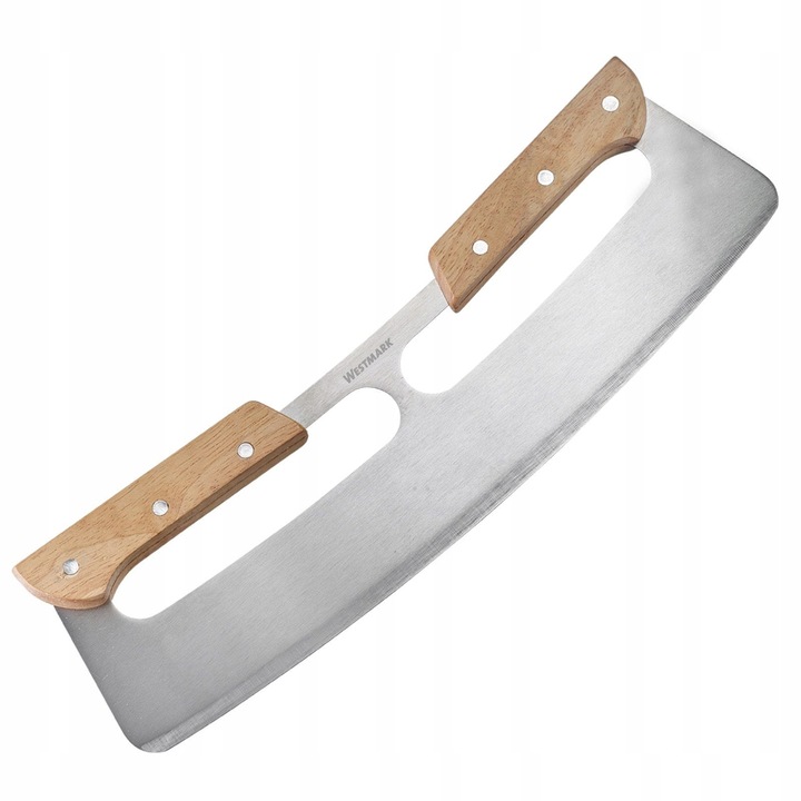 Ръчен нож за пица, Westmark, 11,5x35,5x1,8см, инокс, сребрист/натурален